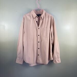 Croft & Barrow tan corduroy button down shacket